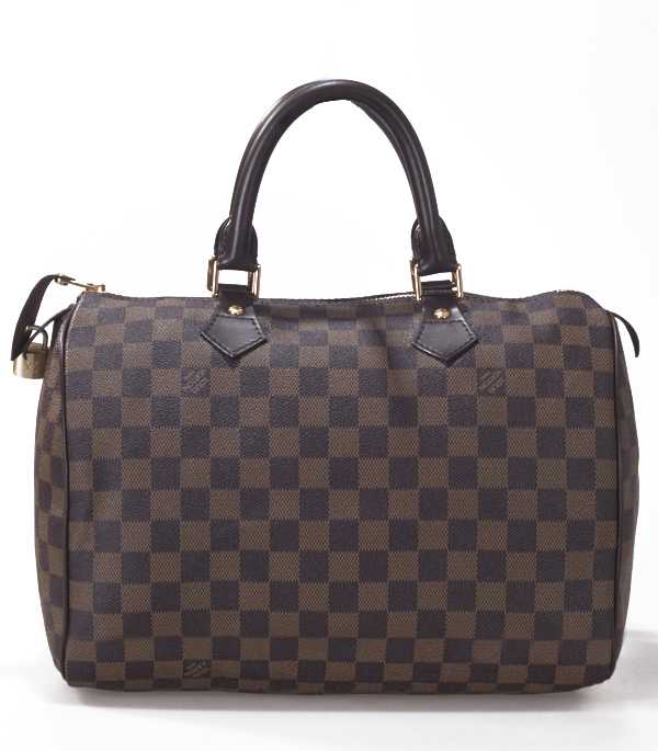 AAA Replica Louis Vuitton Damier Ebene Canvas Speedy 35 N41526 On Sale - Click Image to Close